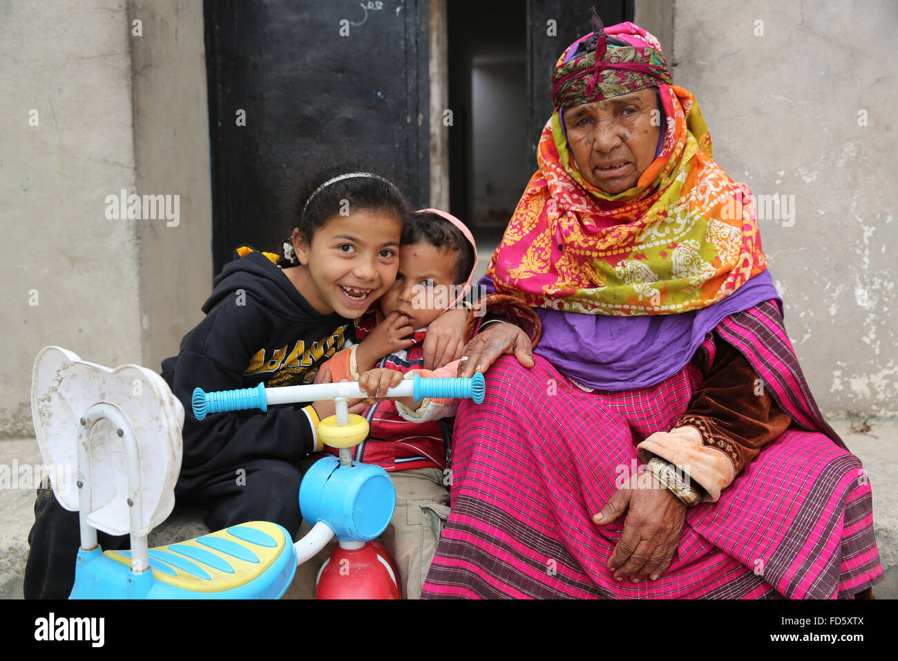 Kabariya nonna. Foto Stock