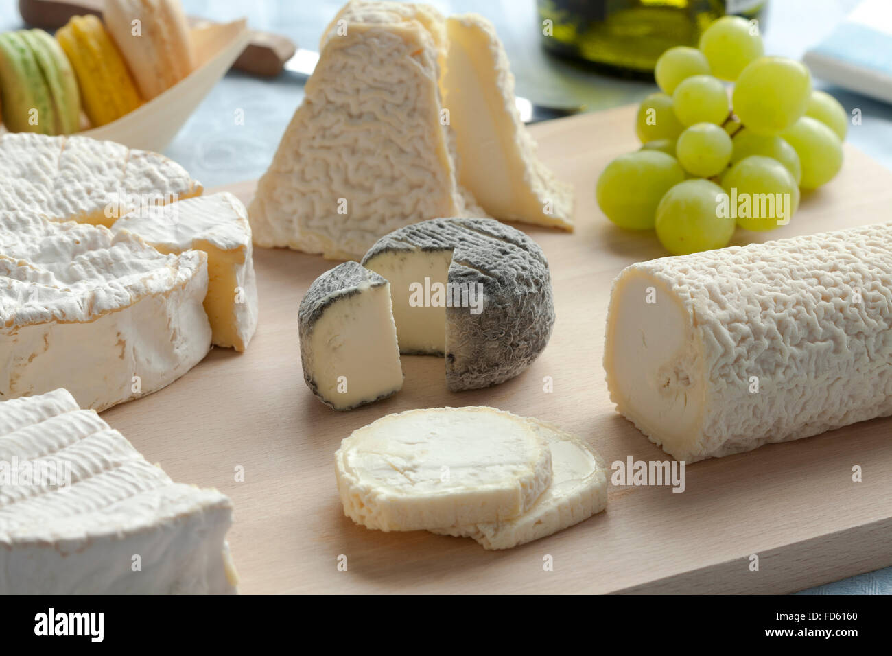 Formaggio francese piatto da dessert Foto Stock