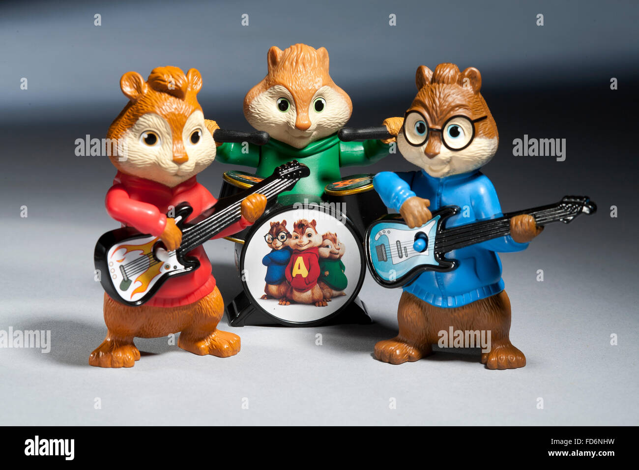 Alvin ed i chipmunks giocattoli Foto Stock