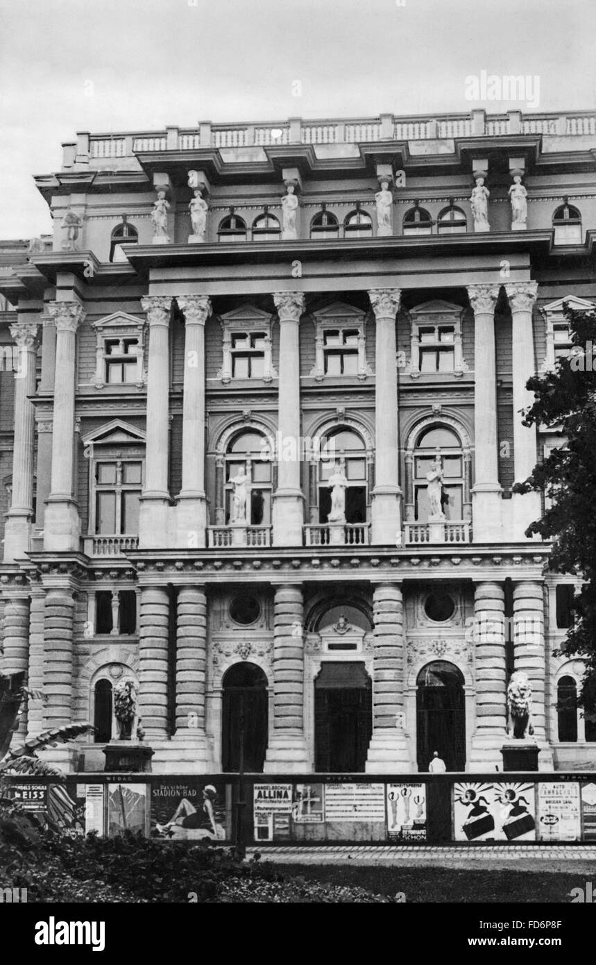 Il Palazzo di Giustizia di Vienna, 1931 Foto Stock