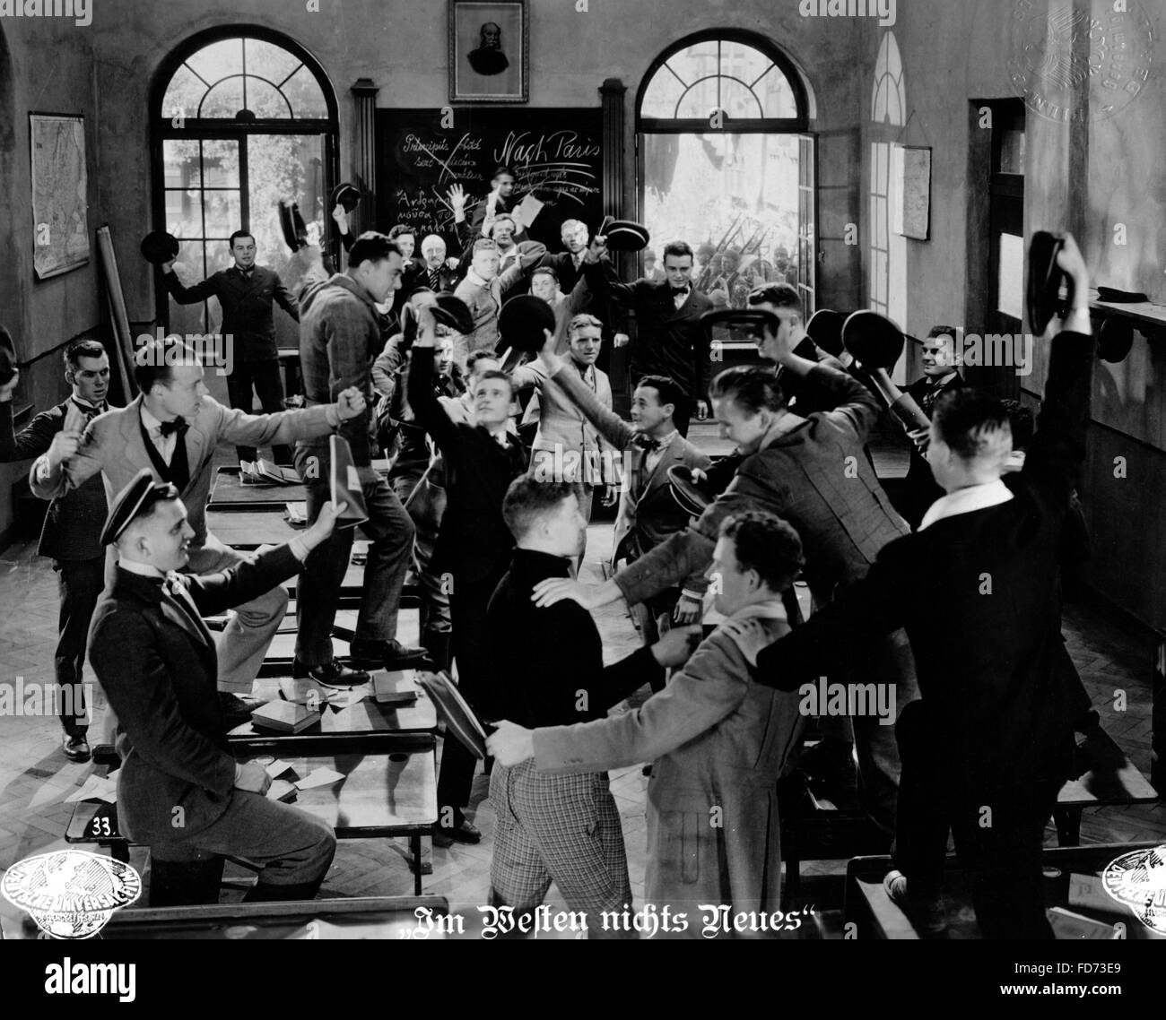 Scena da "tutto tranquillo sul fronte occidentale', 1930 Foto Stock