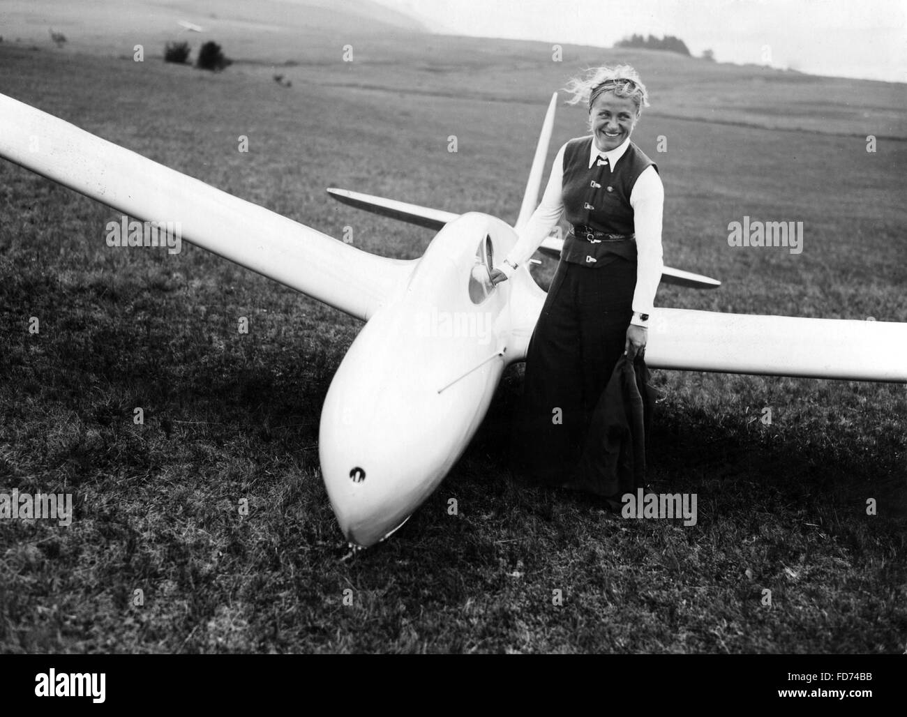 Hanna Reitsch, 1936 Foto Stock