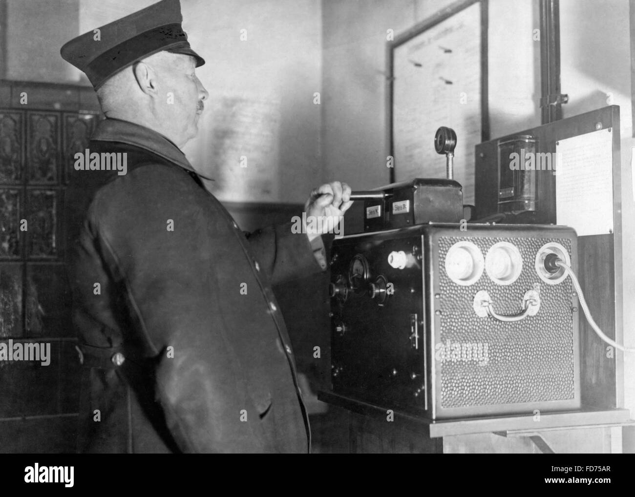 Sistema ferroviario in Germania, 1930s Foto Stock