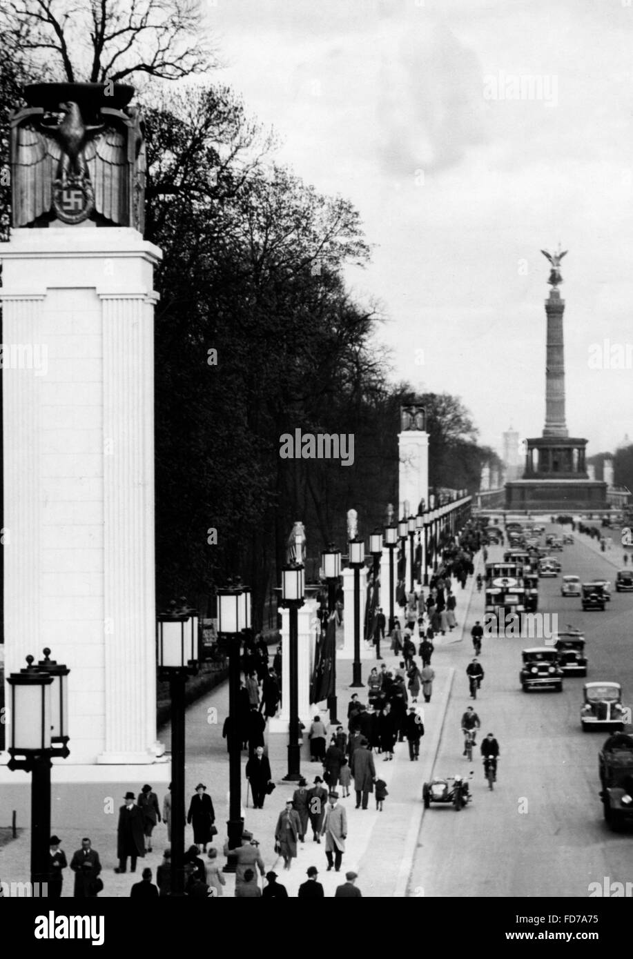 L'asse est-ovest di Berlino, 1939 Foto Stock