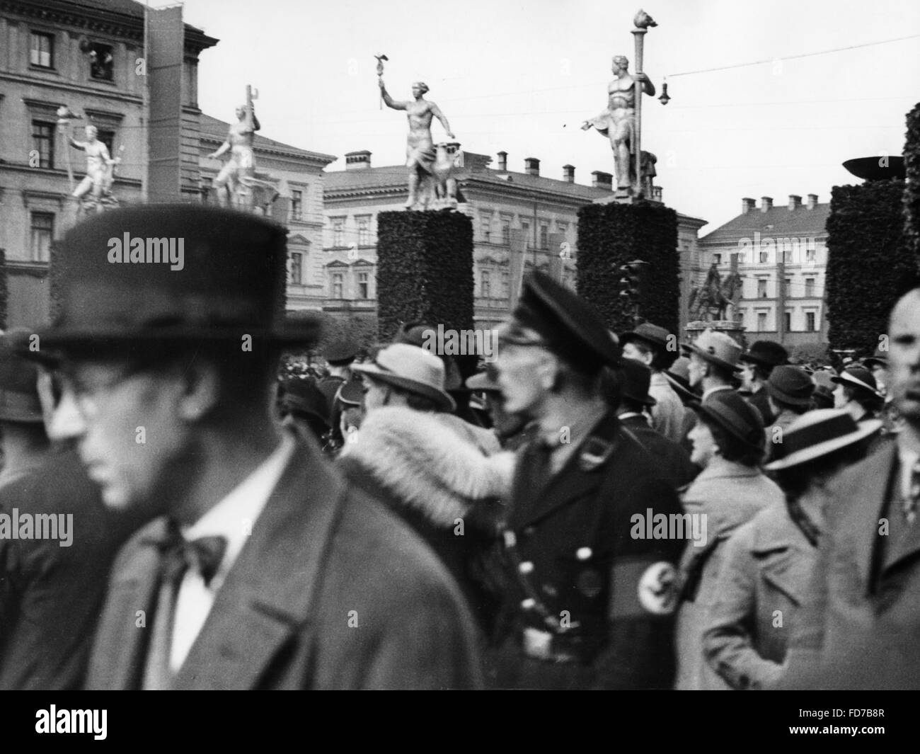 Parata del giorno d'arte tedesco a Monaco di Baviera, 1939 Foto Stock