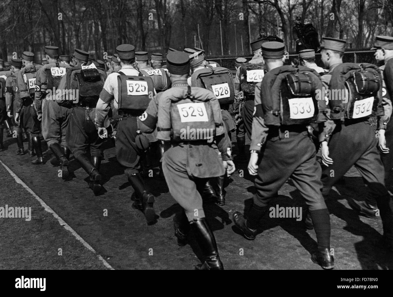 Esercizi per la SA Bagde Sport, 1938 Foto Stock