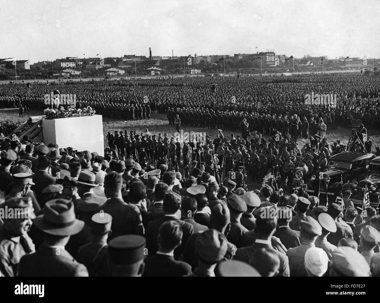 Joseph Goebbels al Gautag del partito nazista a Berlino, 1935 Foto Stock
