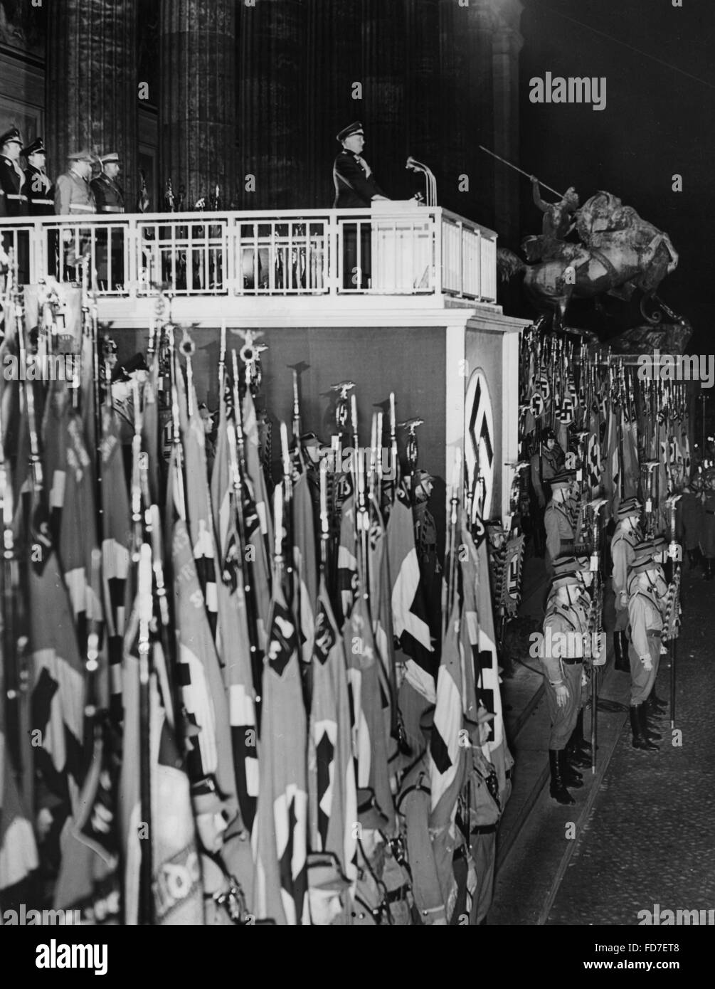 Hermann Goering al giorno di maggio nel rally di Lustgarten, 1939 Foto Stock