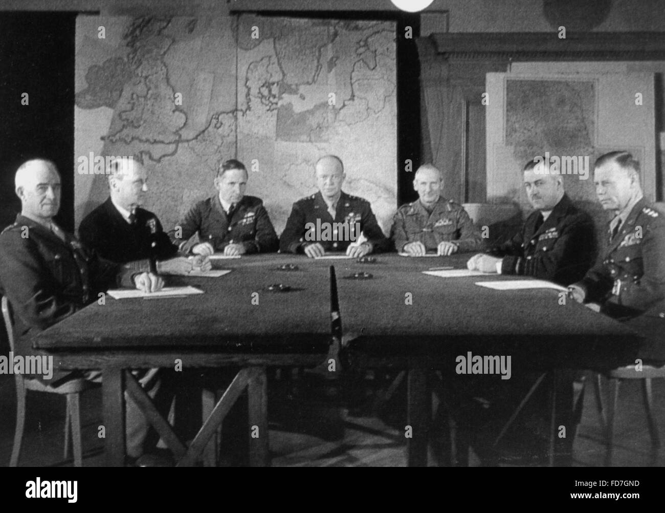 Comando supremo dell'invasione alleata forze in Europa, 1944 Foto Stock
