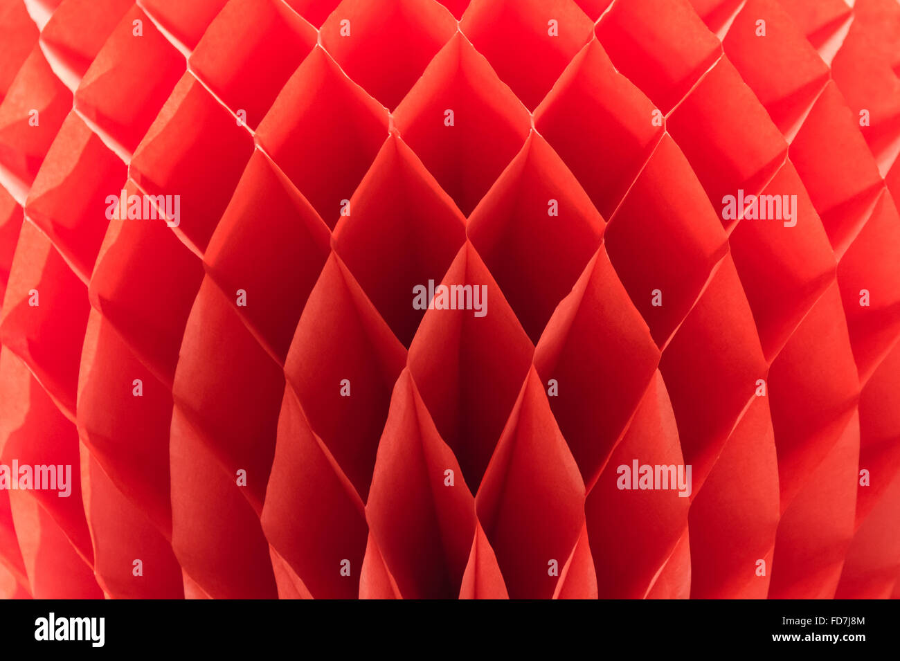 Esagonale rosso modello etnico Foto Stock