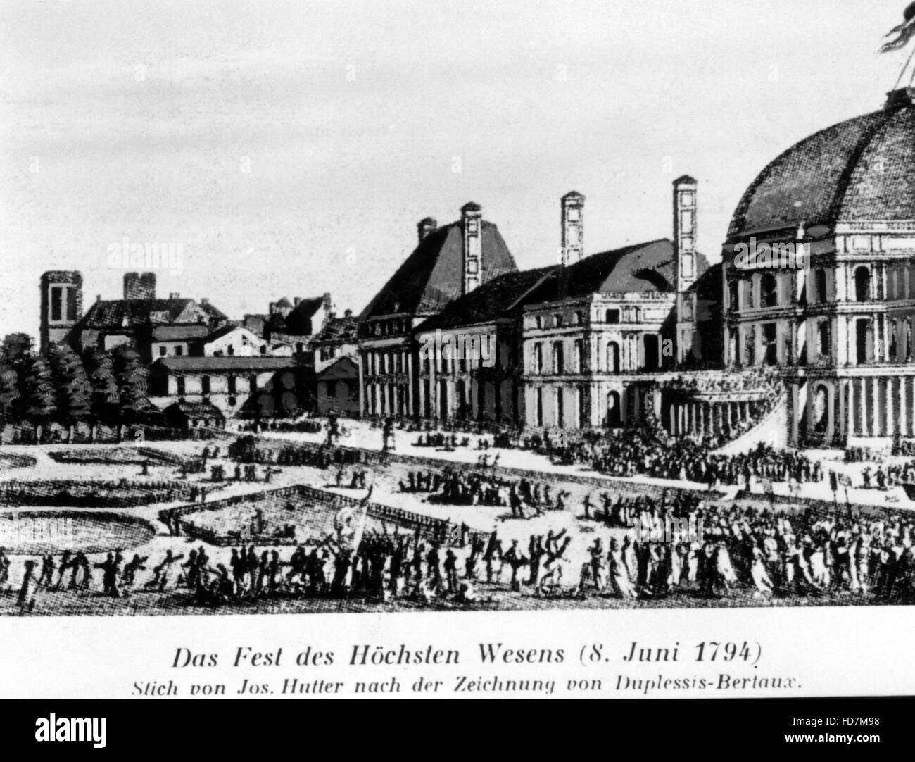 Festival dell'Essere Supremo, 1794 Foto Stock