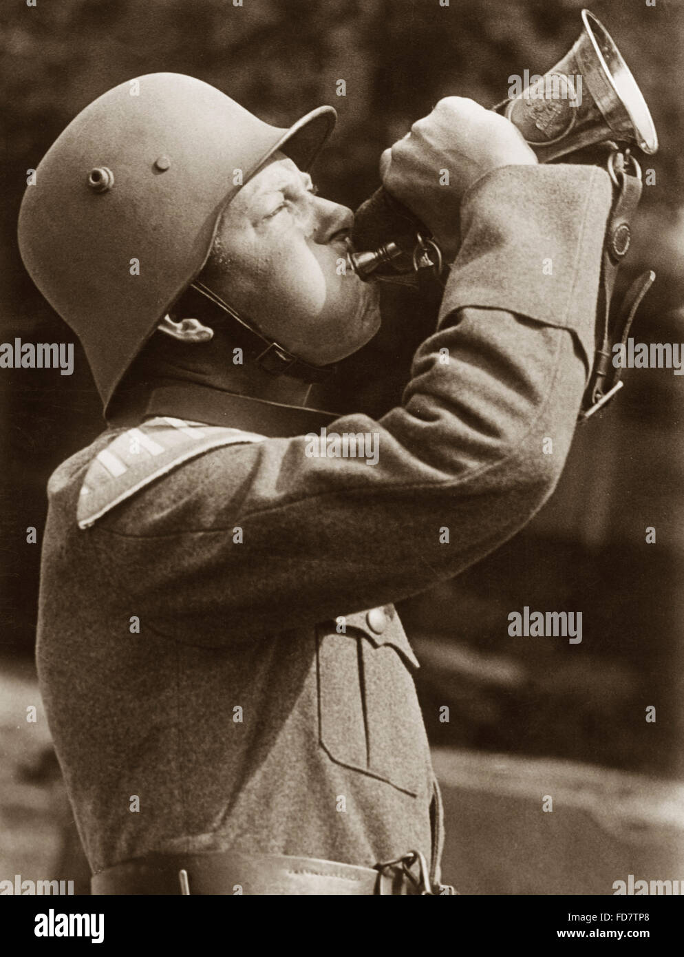 Reichswehr soldato della banda militare, 1933 Foto Stock