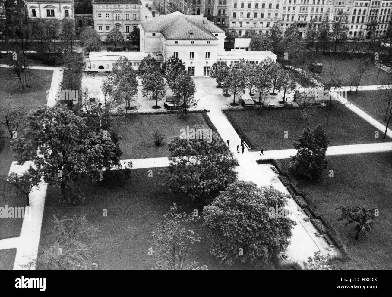L'Alter Botanischer Garten, 1930-1939 Foto Stock