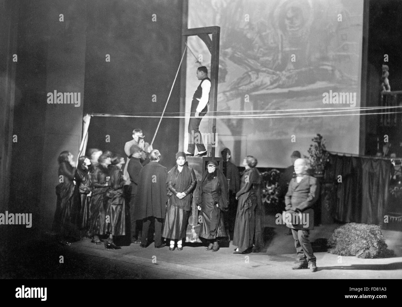 Premiere del Threepenny Opera a Berlino, Germania, 1928 Foto Stock