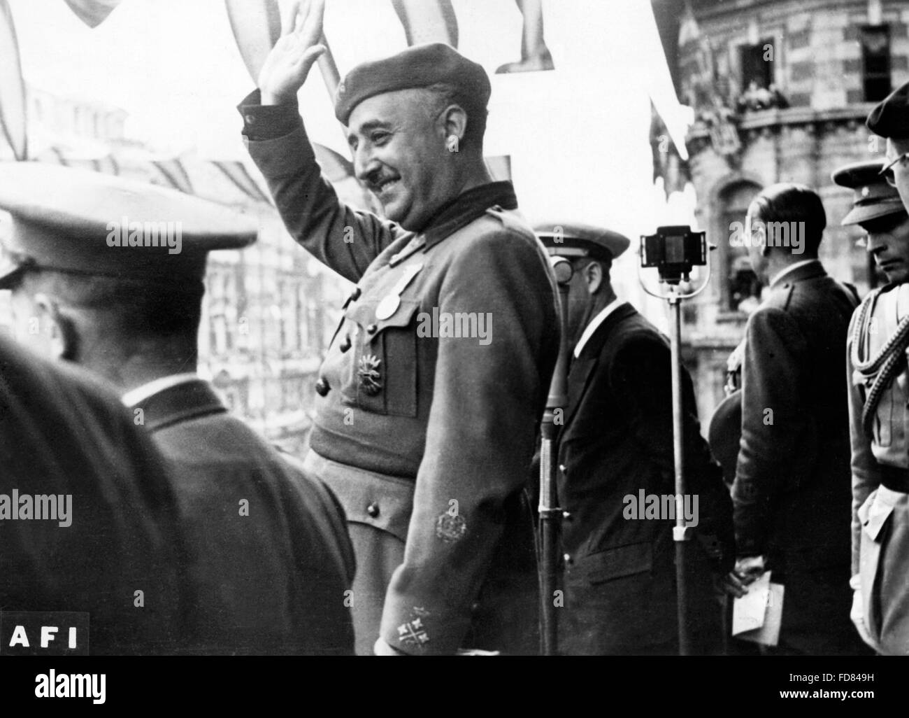 Ritratto di Francisco Franco, 1941 Foto Stock