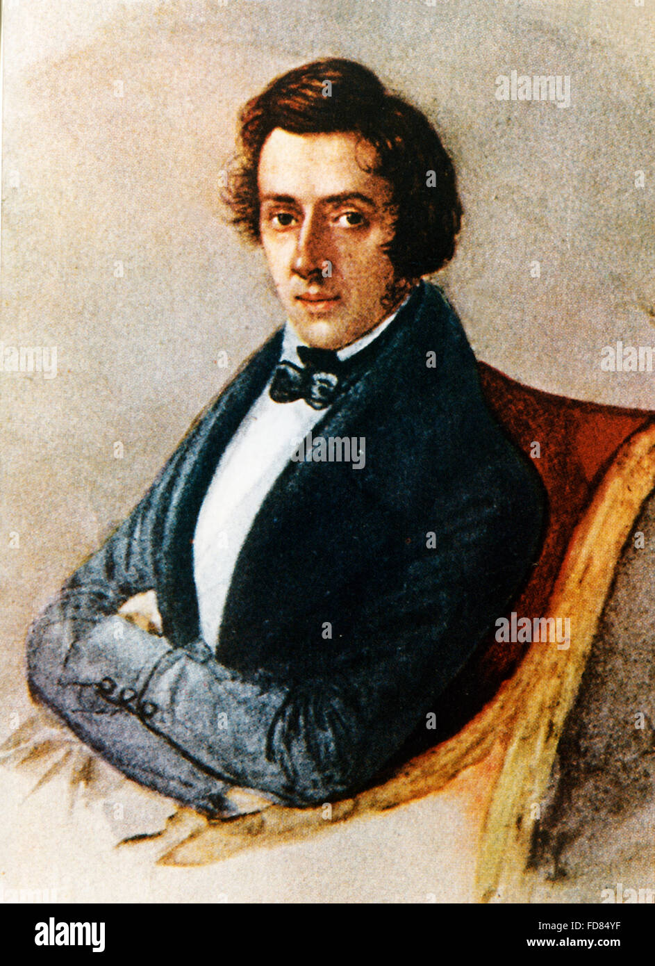 Ritratto di Frederic Chopin Foto stock - Alamy