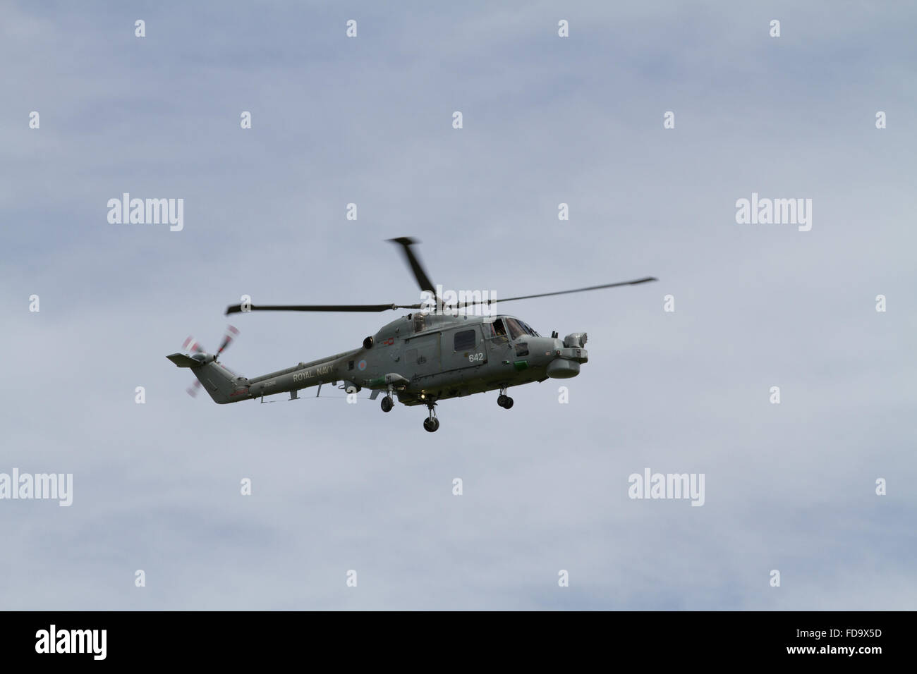 Royal Navy elicottero RAF Cosford Airshow di Foto Stock