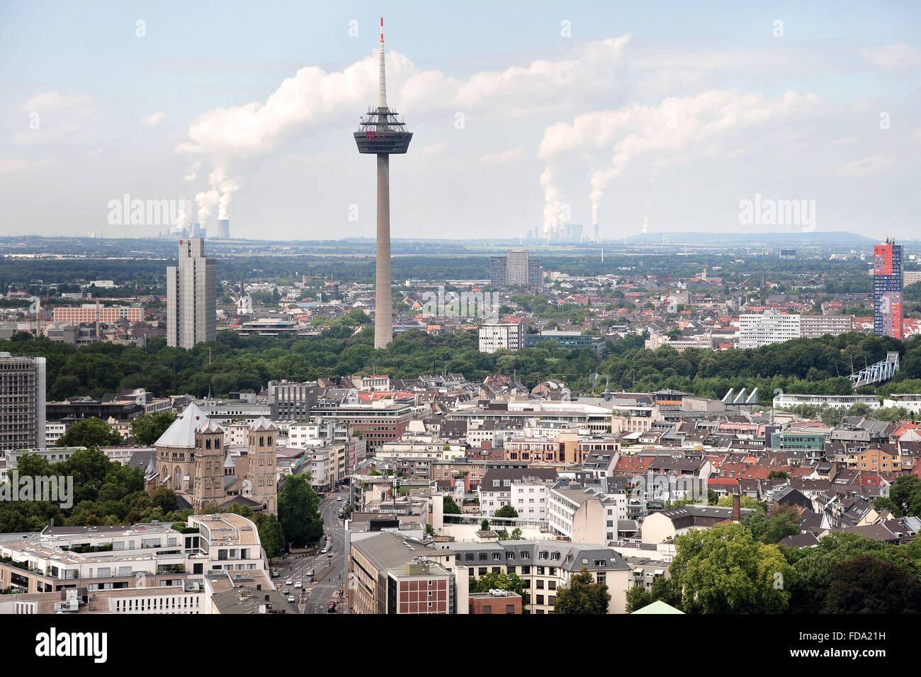 Colonia, Germania, Colonius TV tower Foto Stock