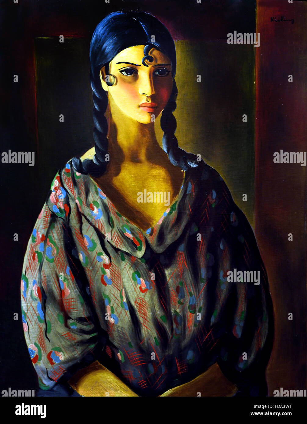 La Gitane - La Gitana 1940da Moise Kisling polacco-nato pittore francese Foto Stock