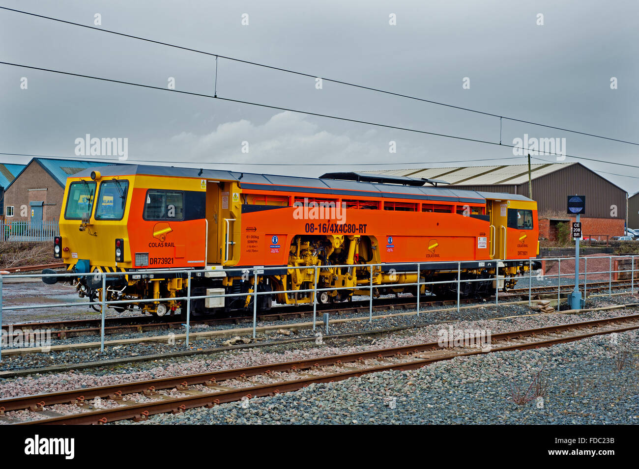 Cole via Manutenzione veicolo a Penrith stazione ferroviaria Foto Stock