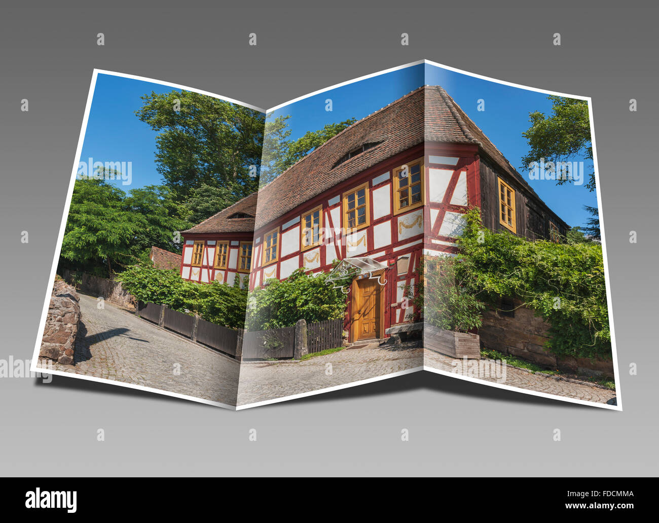 Casa Lorenz è elencato un viticoltore's House, Radebeul vicino a Dresda, distretto amministrativo di Meissen, in Sassonia, Germania, Europa Foto Stock