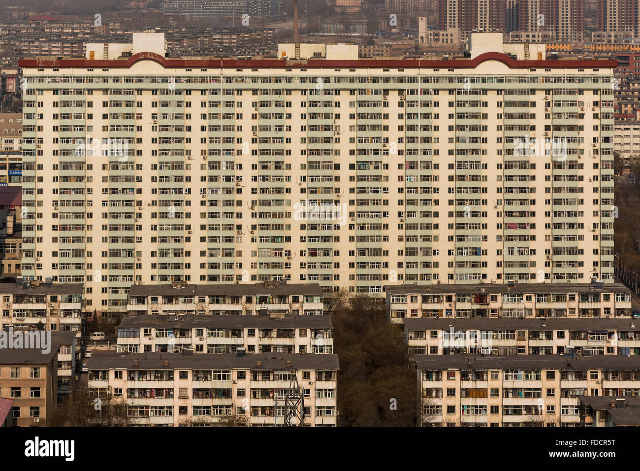 Edifici di appartamenti in Datong - Shanxi, Cina Foto Stock