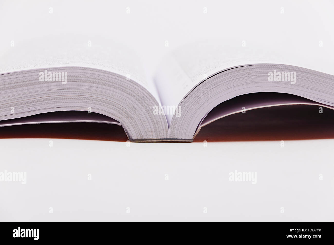 Libro Aperto istruzione nessuno Foto Stock