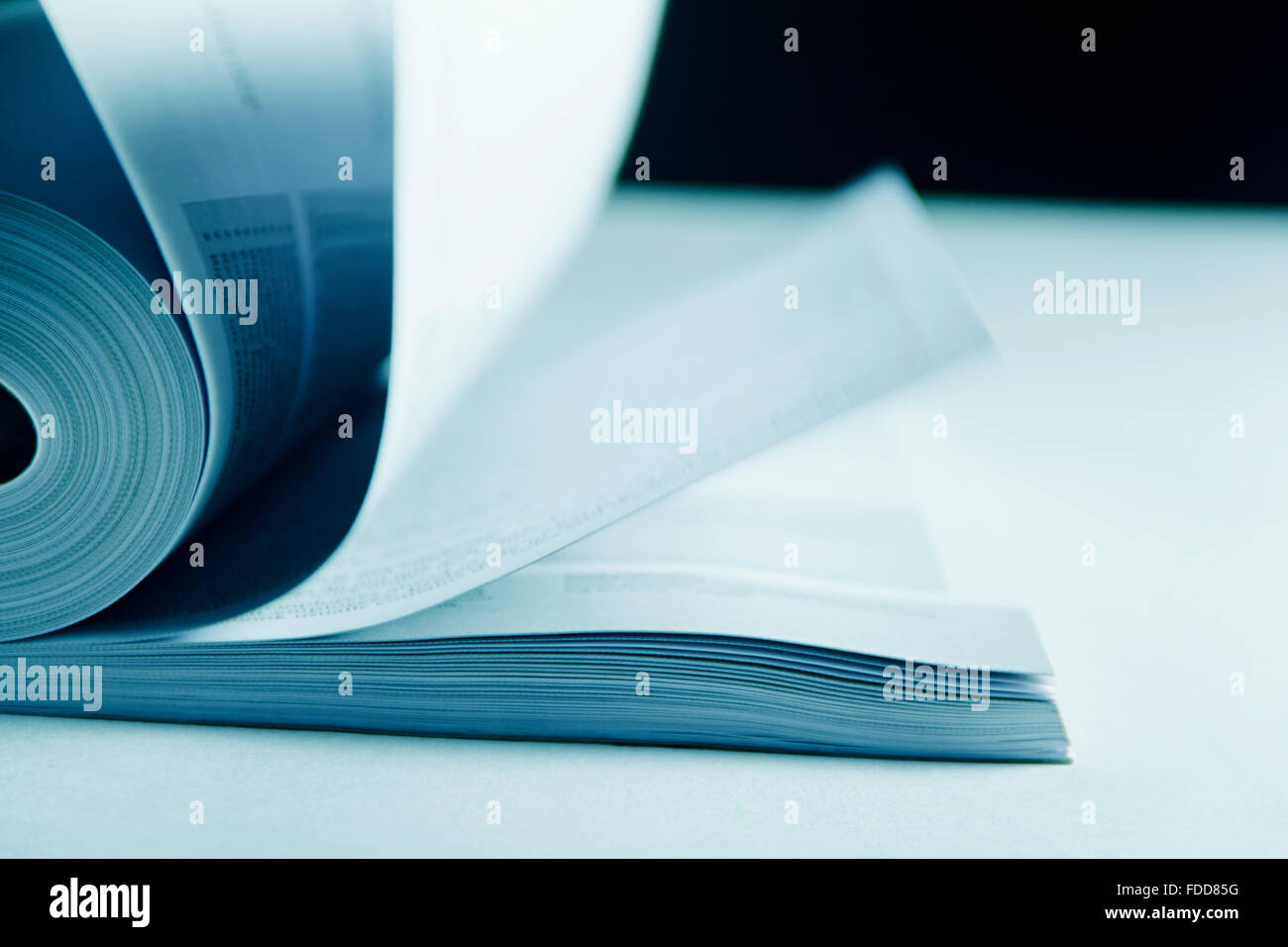 Libro Aperto istruzione nessuno Foto Stock