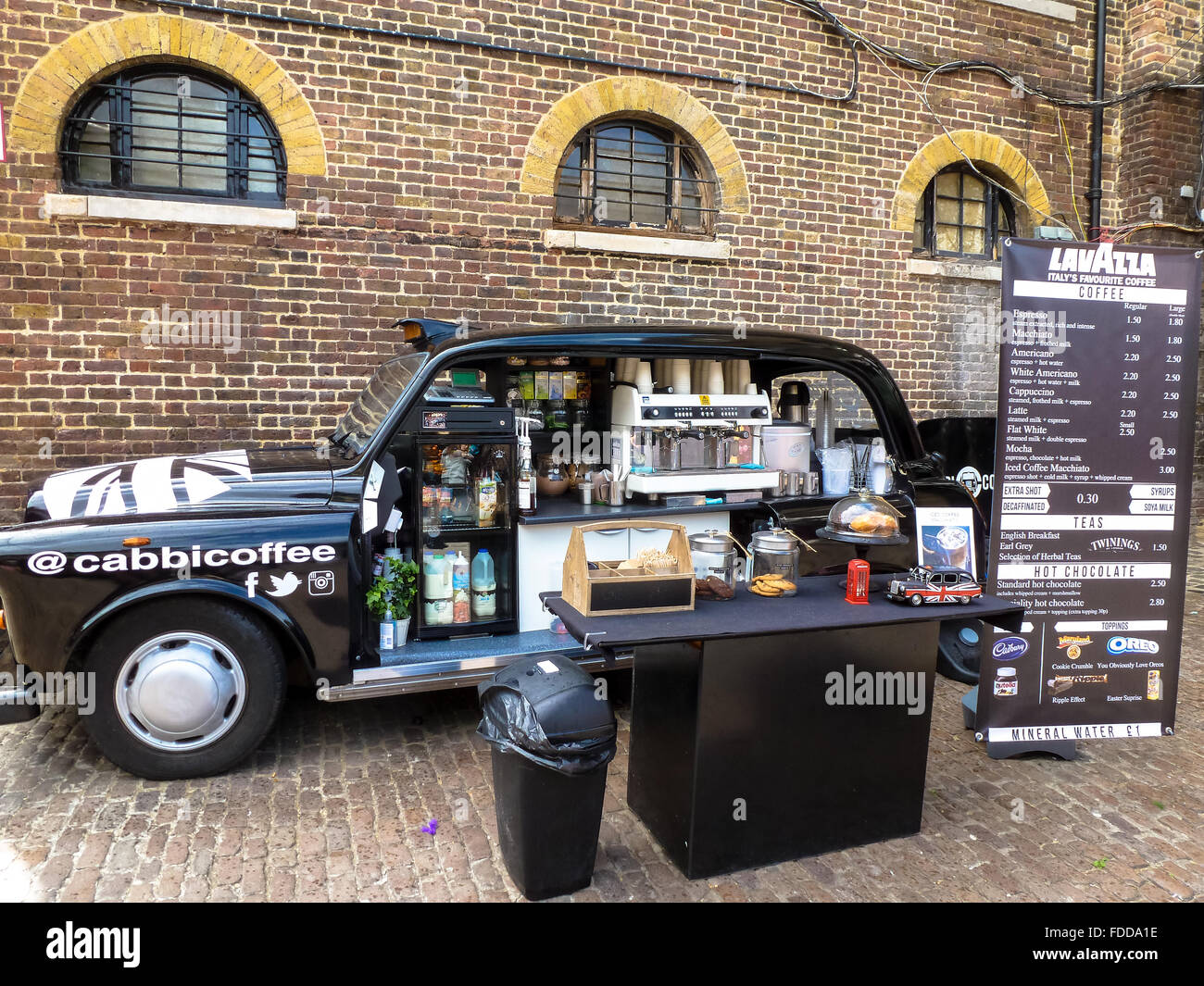 Coffecar alternativi a Londra Foto Stock