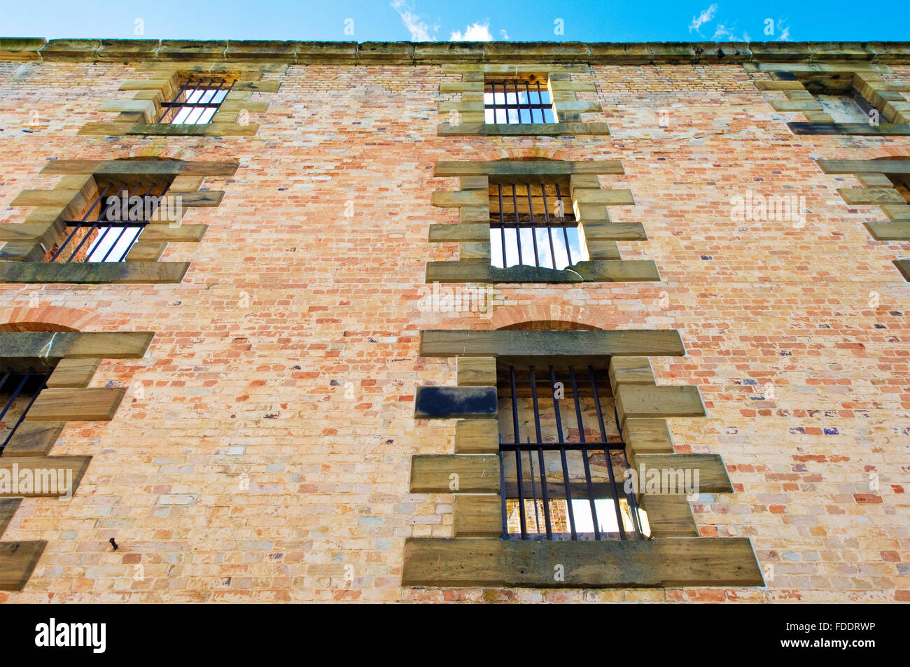 Rovine del carcere principale edificio a Port Arthur colonia penale in Tasmania Foto Stock