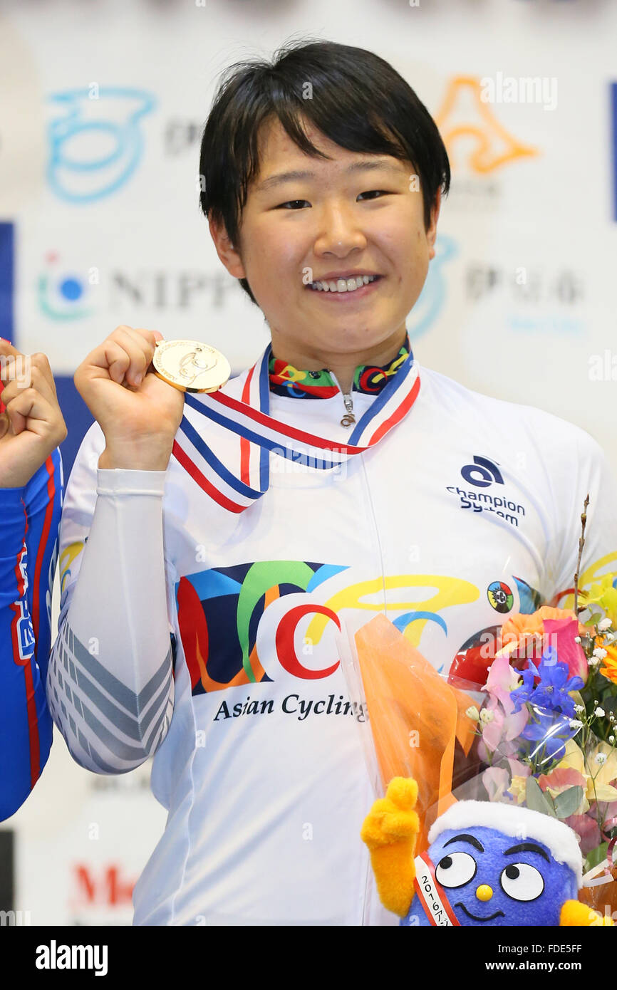 Izu, Giappone. 29 gen, 2016. Yumi Kajihara (JPN) ciclismo : 2016 asiatici Campionato di ciclismo femminile in Izu, Giappone . Credito: YUTAKA AFLO/sport/Alamy Live News Foto Stock