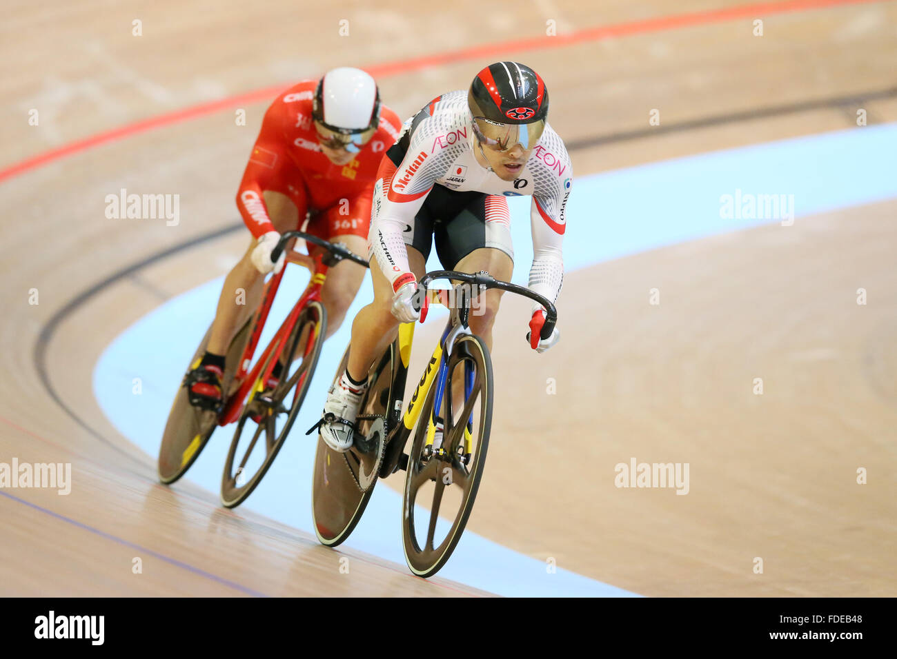 Izu, Giappone. 30 gen, 2016. Tomoyuki Kawabata (JPN) ciclismo : 2016 asiatici Campionato di ciclismo di uomini in Izu, Giappone . Credito: YUTAKA AFLO/sport/Alamy Live News Foto Stock