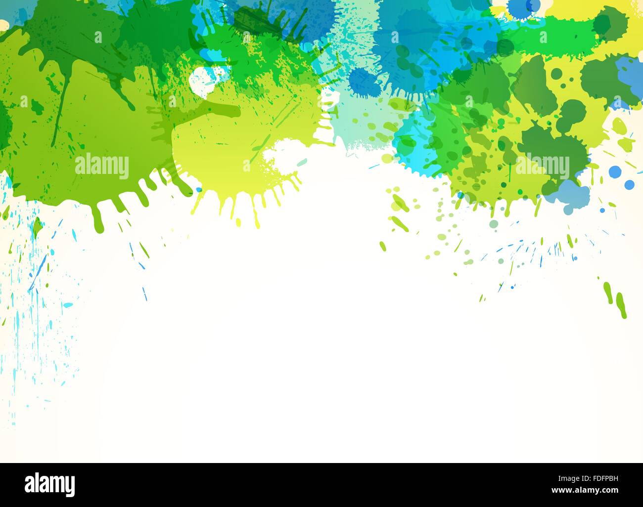 Colori della primavera sfondo astratta fatta di blot Illustrazione Vettoriale