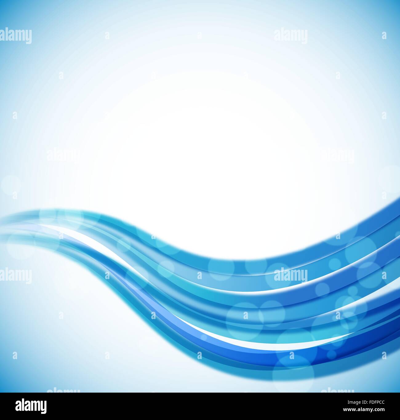 Abstract sfondo blu con linee ondulata. vettore Illustrazione Vettoriale