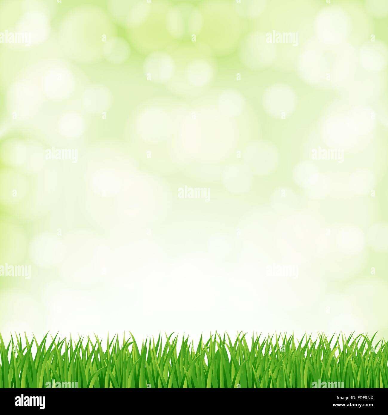 Molla con sfondo verde erba e cielo. vettore Illustrazione Vettoriale