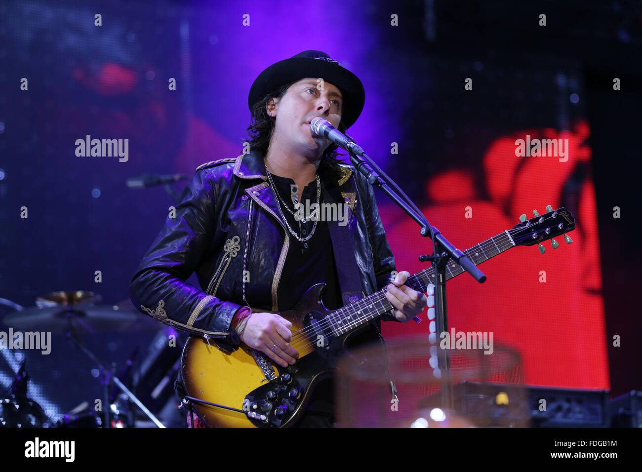 Londra, Regno Unito. Il 30 gennaio, 2016. The Libertines eseguire all'Arena O2 il 30 gennaio 2016 a Londra, Inghilterra. Credito: Jason Richardson/Alamy Live News Foto Stock