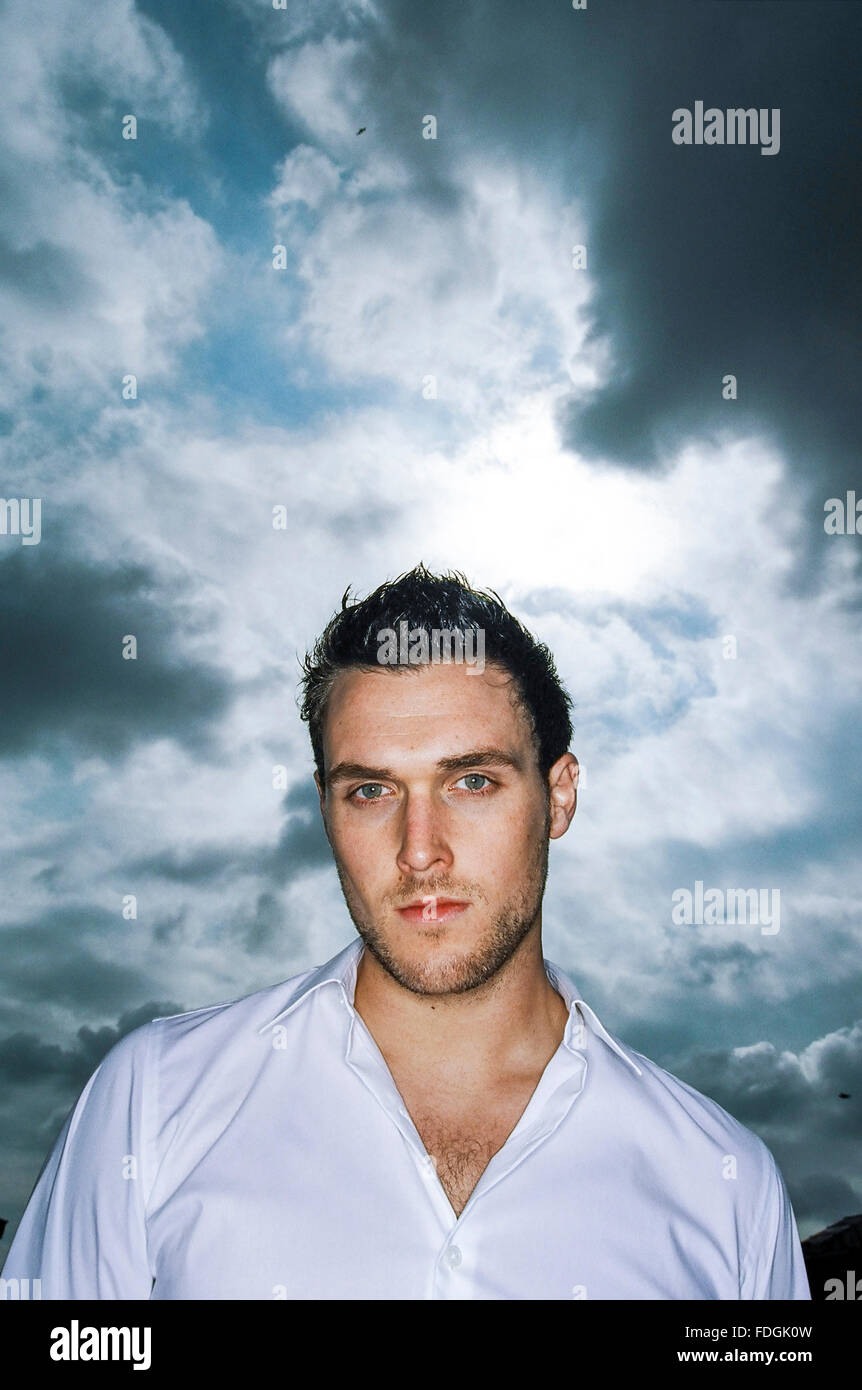 LOS ANGELES, CA - 27 febbraio: Owain Yeoman a Los Angeles, la California il 24 febbraio 2005. Foto Stock