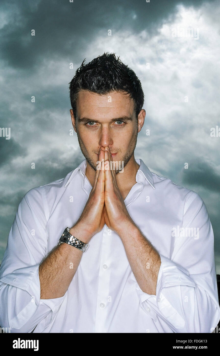 LOS ANGELES, CA - 27 febbraio: Owain Yeoman a Los Angeles, la California il 24 febbraio 2005. Foto Stock