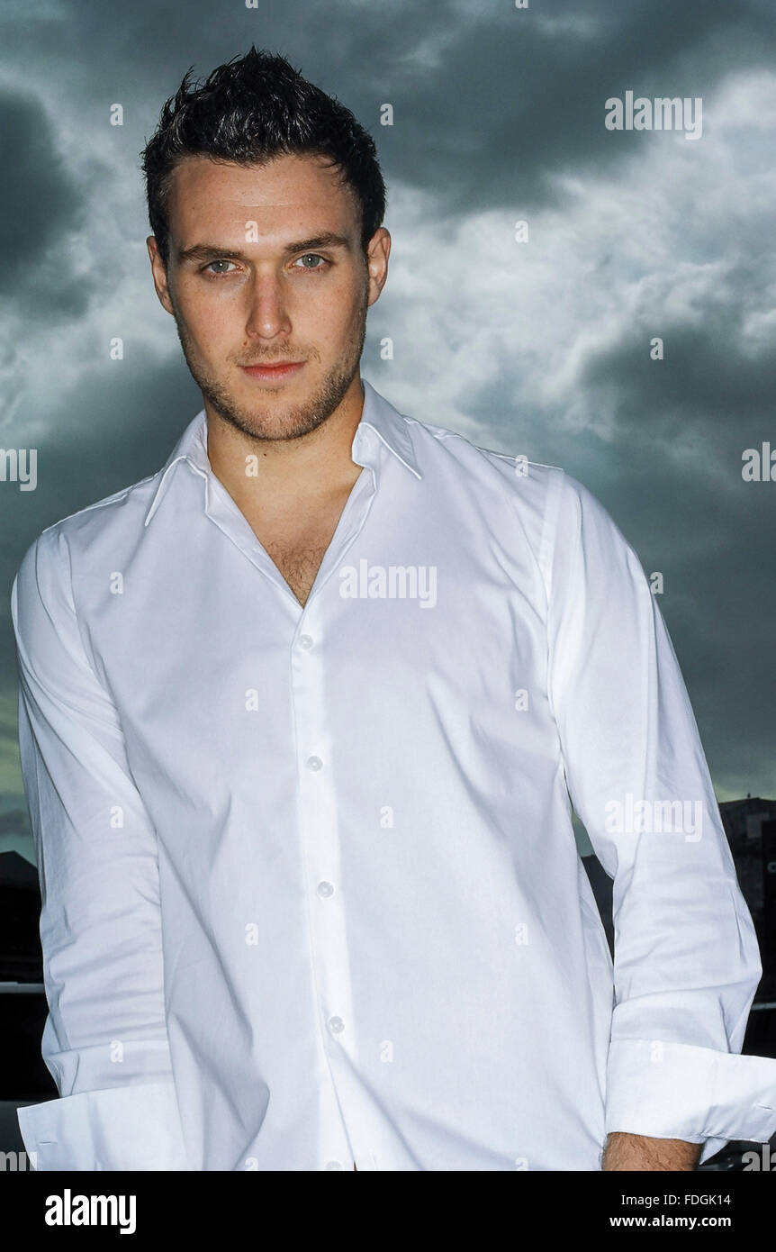 LOS ANGELES, CA - 27 febbraio: Owain Yeoman a Los Angeles, la California il 24 febbraio 2005. Foto Stock