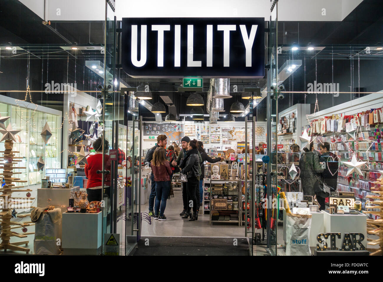 Negozio di utilità Liverpool One Liverpool LANCASHIRE REGNO UNITO Foto Stock