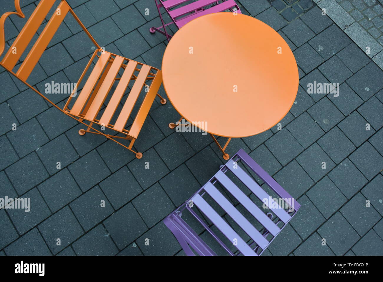 Mobili da giardino Foto Stock