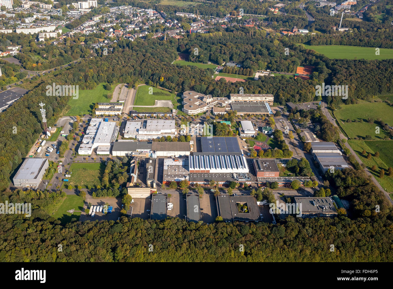 WDR Köln, WDR area di produzione Cologne-Bocklemünd, la più grande stazione TV in Germania, Colonia, nella Renania, Renania settentrionale-Vestfalia, Foto Stock