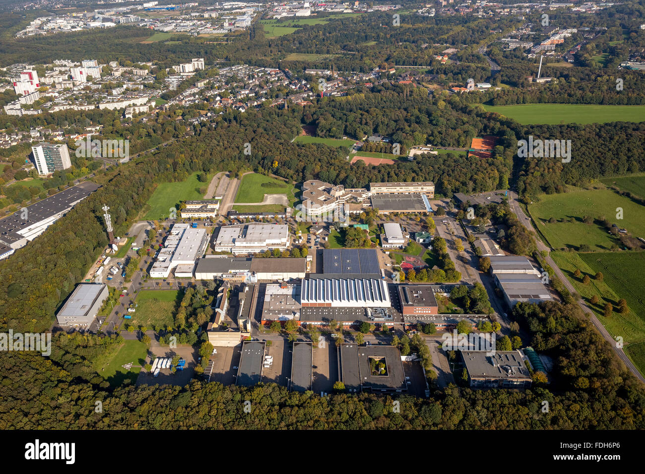 WDR Köln, WDR area di produzione Cologne-Bocklemünd, la più grande stazione TV in Germania, Colonia, nella Renania, Renania settentrionale-Vestfalia, Foto Stock