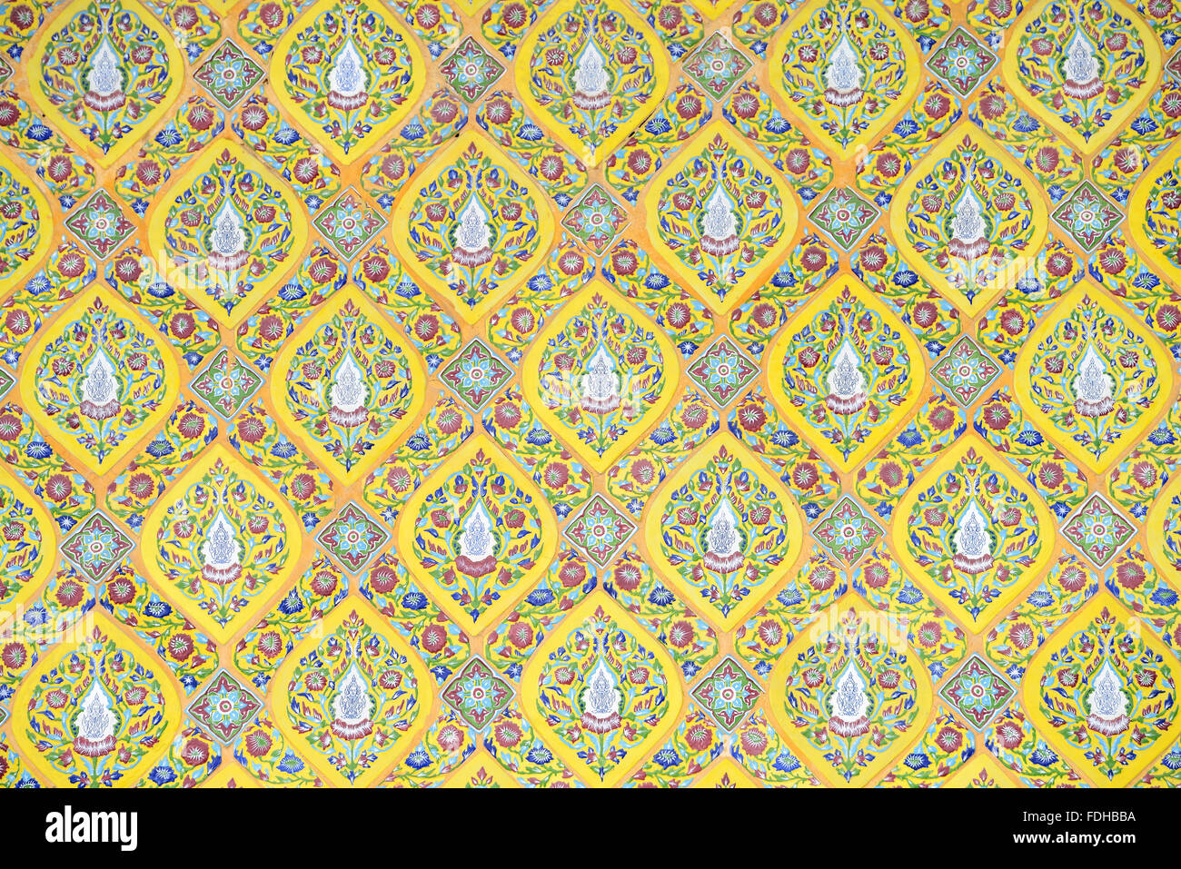 In stile Thai arte pittura Foto Stock