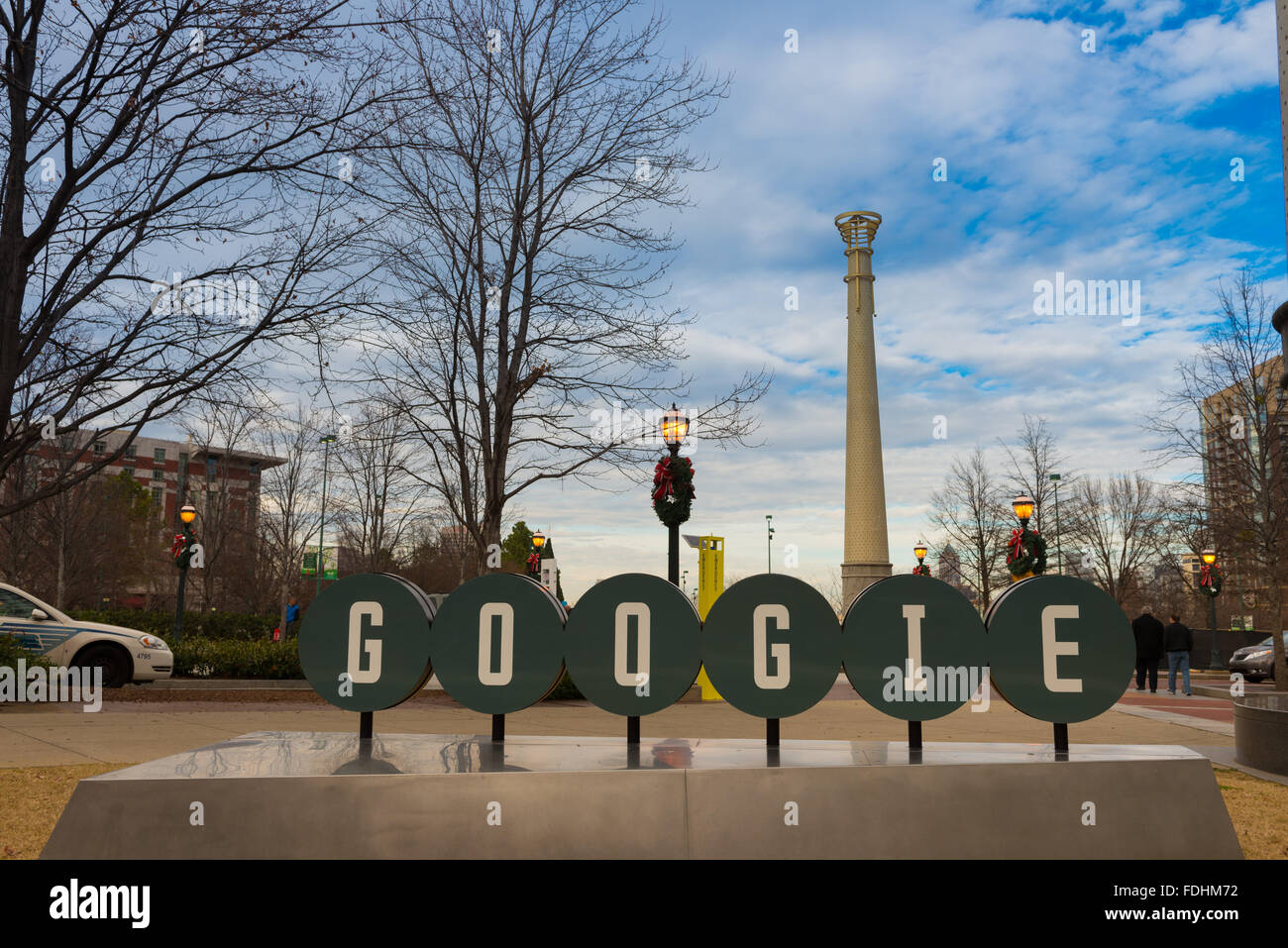 Googie Burger in Centennial Olympic Park, Atlanta Foto Stock