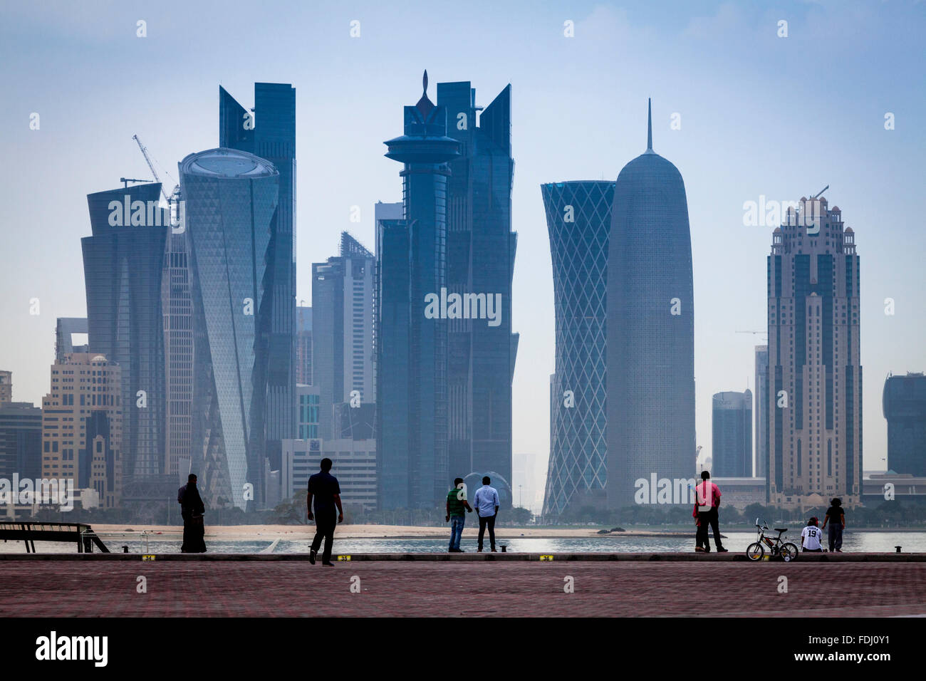 Doha grattacieli, Doha, Qatar Foto Stock