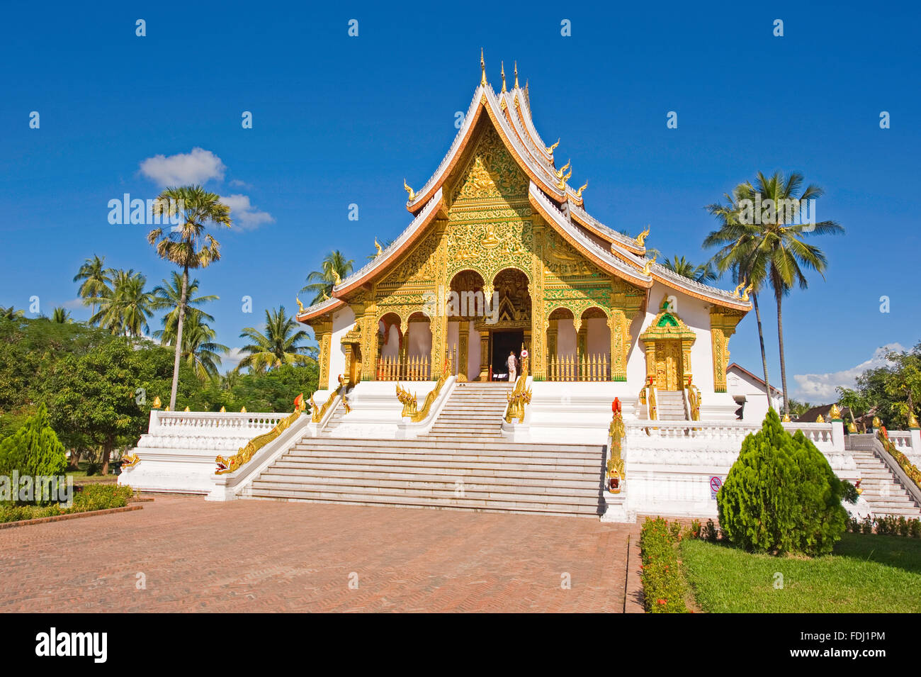 La Cappella Reale a Luang Prabang, Laos Foto Stock