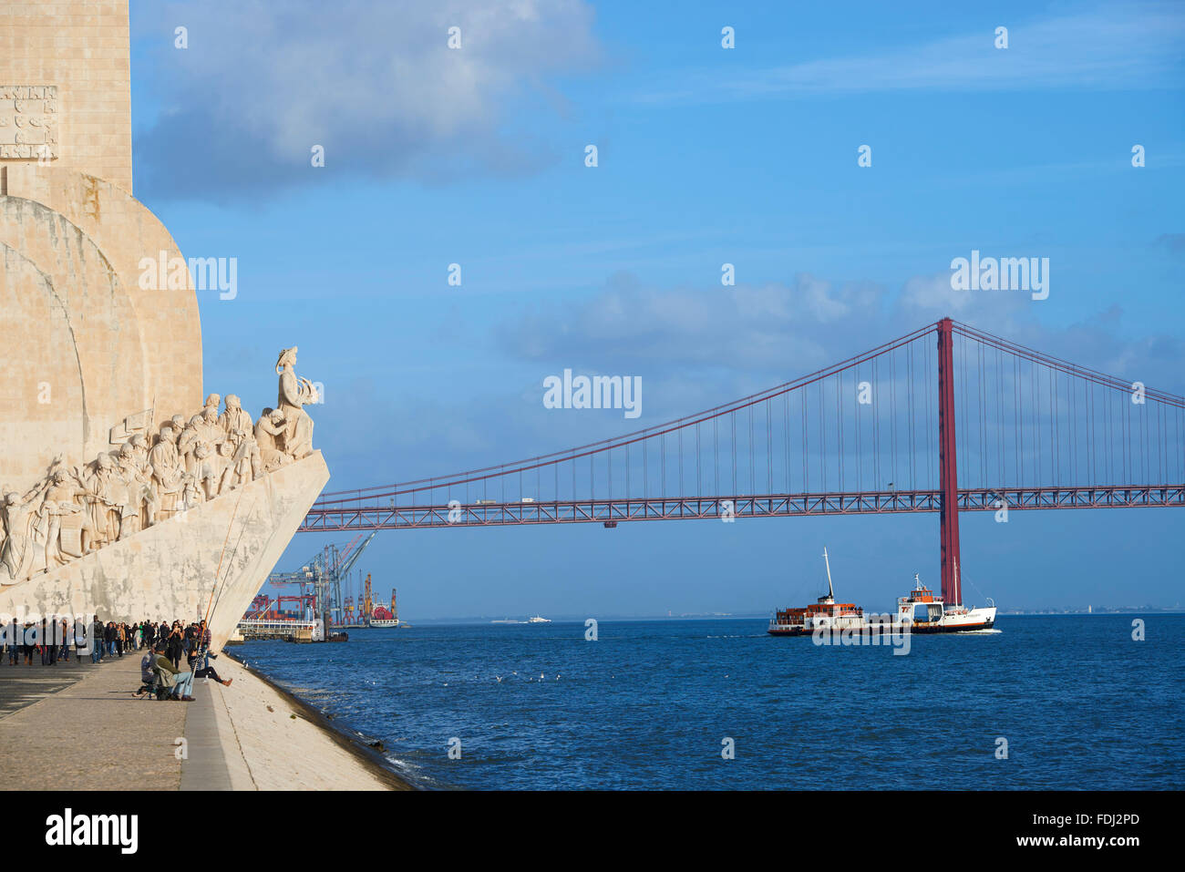 Il Monumento delle Scoperte. Belem. Lisbona. Portogallo Foto Stock