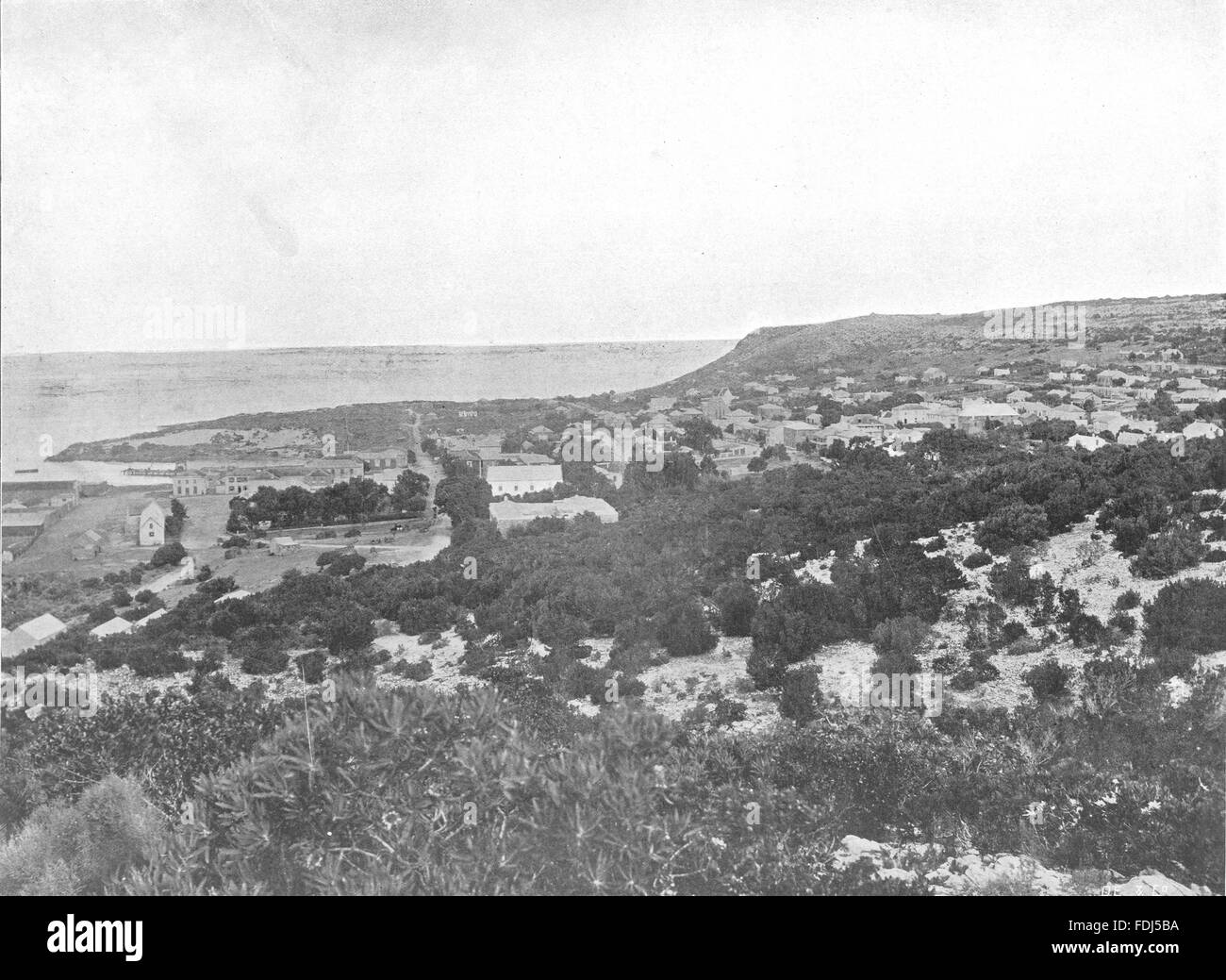 Sud Africa: Mossel Bay, antica stampa 1899 Foto Stock