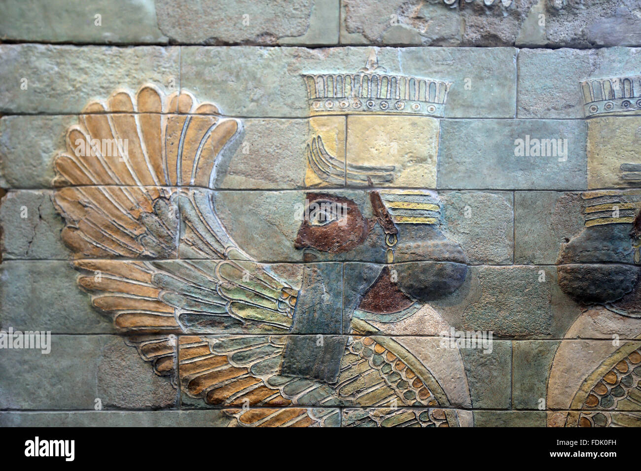 Impero achemenide. Sfinge alata dal palazzo di Dario I a Susa. 510 BC. L'Iran. Il museo del Louvre. Parigi. La Francia. Foto Stock